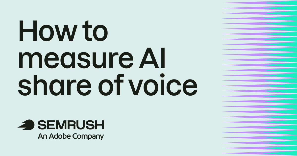如何使用Semrush衡量AI分享度(AI Share of Voice)